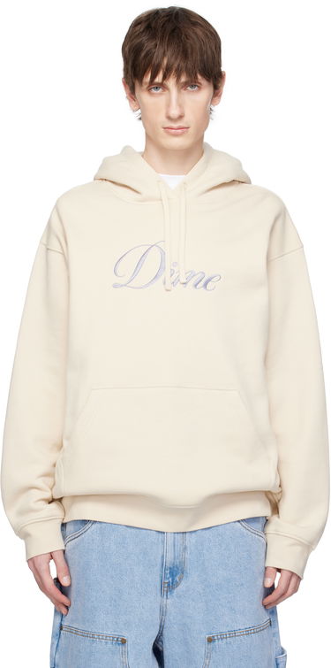 Pulover Dime Dime Cursive Logo Hoodie Bež | DIMESP2544FOG, 0