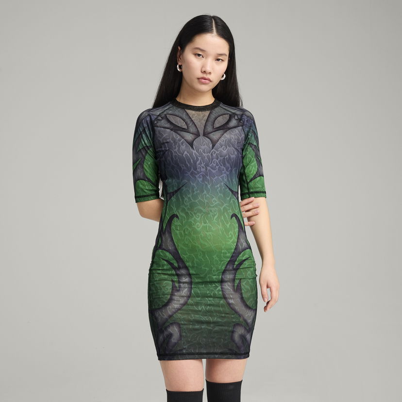 Obleke Puma PUMA x ARIES Women's Tight Dress Zelena | 631076_51