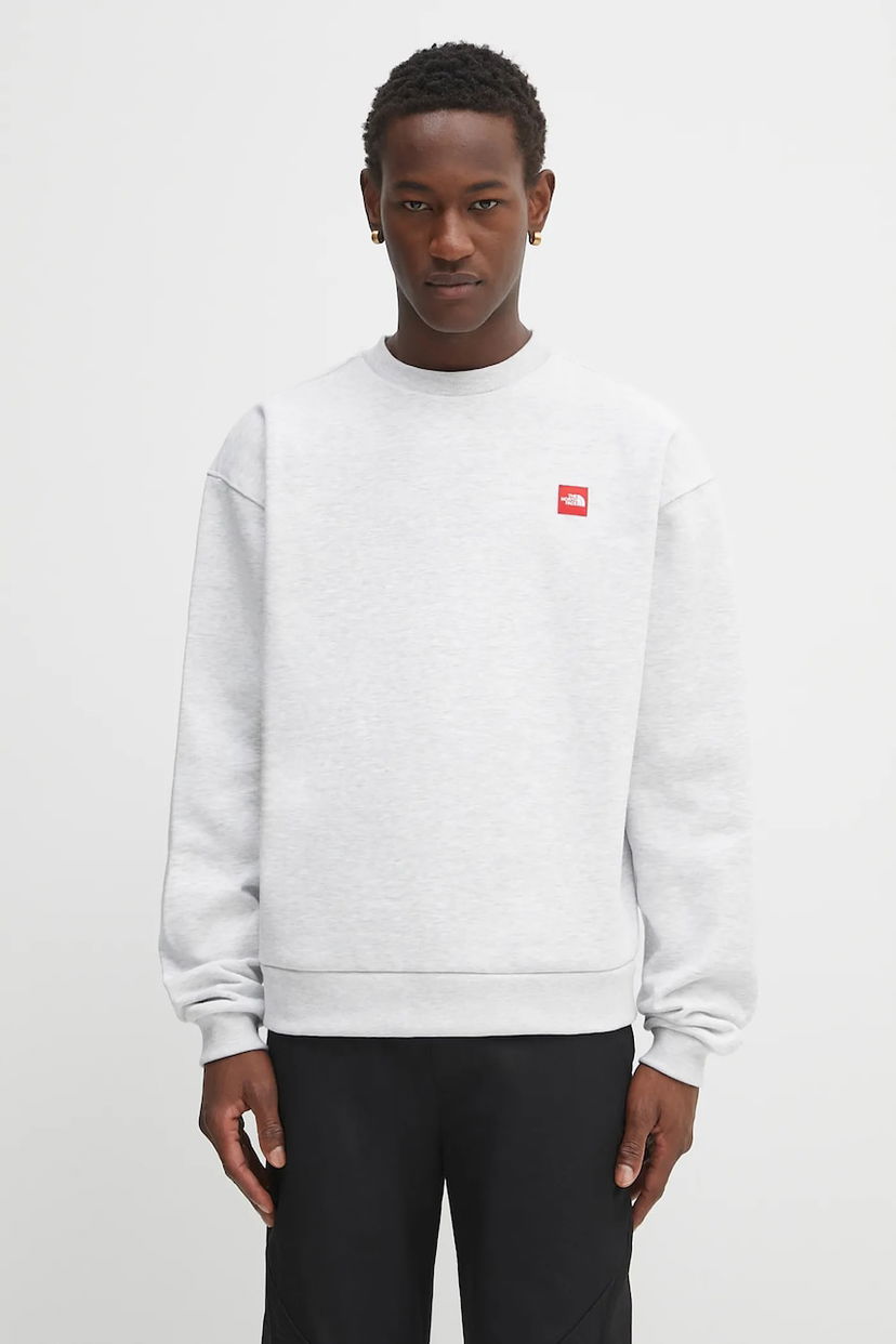 Pulover The North Face The North Face Redbox Crewneck Sweatshirt Siva | NF0A8EG1E041