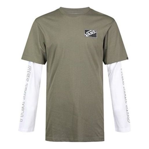 Majica Vans Long Sleeve T-Shirt Zelena | VN0A54IGDB0