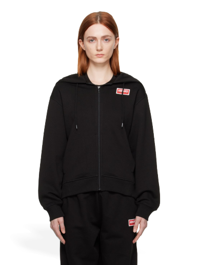 Pulover KENZO Paris Full Zip Črna | FD62SW0894MF