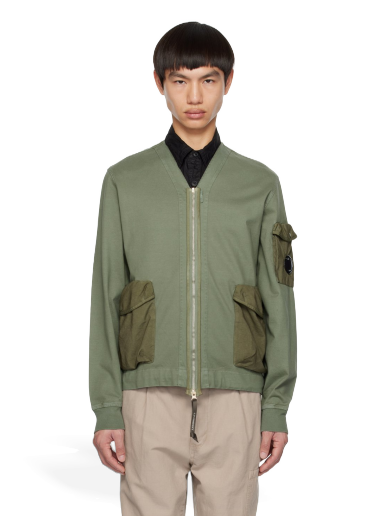 Pulover C.P. Company Zip Sweatshirt Zelena | 14CMSS320A-006521M
