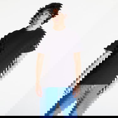 Majica CALVIN KLEIN Jeans Badge Waffle Short Sleeve Tee Črna | J30J323489 BEH, 0