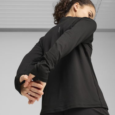 Pulover Puma Run Velocity Cloudspun Quarter-Zip Top Črna | 526650_01, 1
