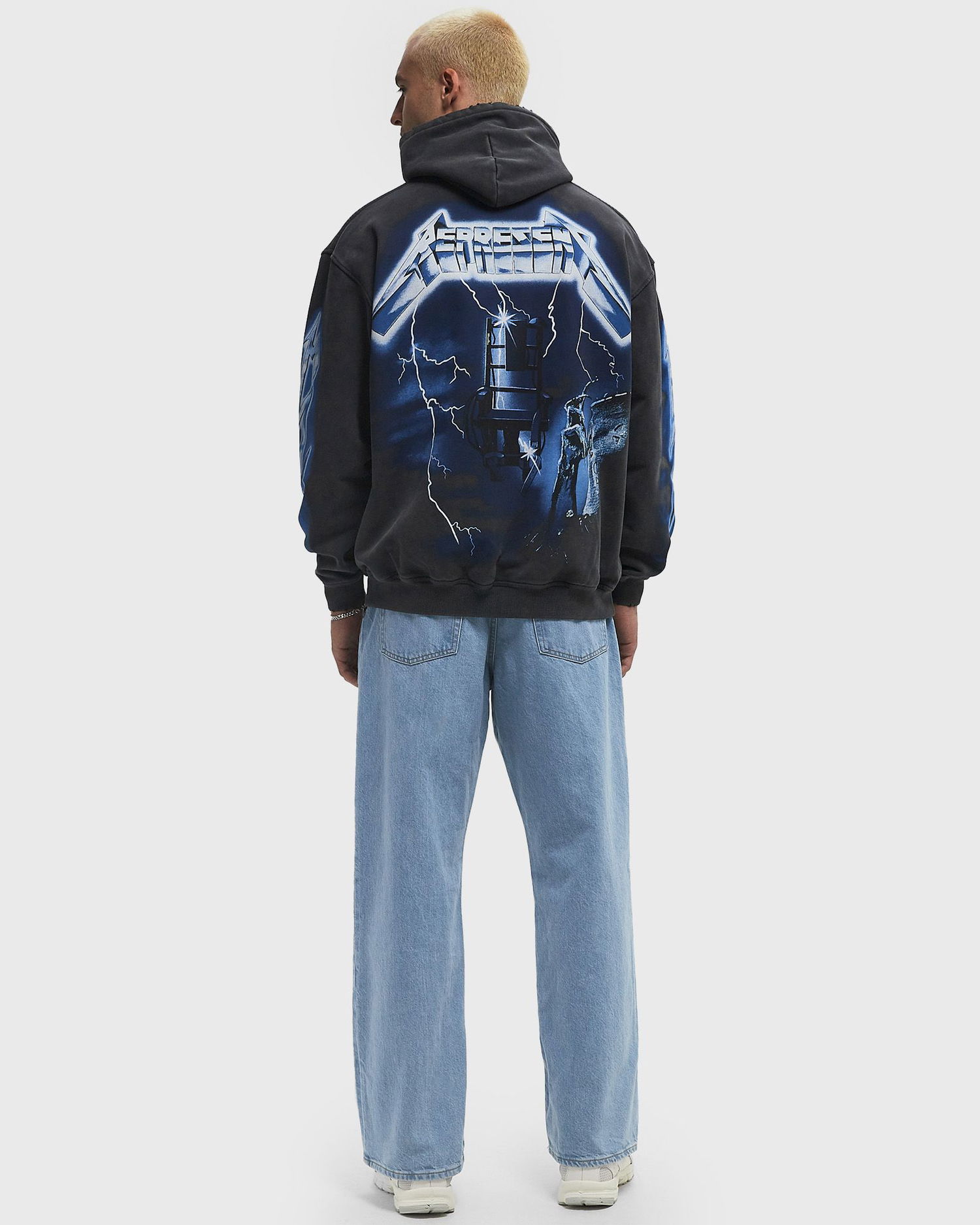 Pulover Represent Clo Represent Metallica Ride The Lightning Hoodie XXL Črna | MLM4372-020, 1