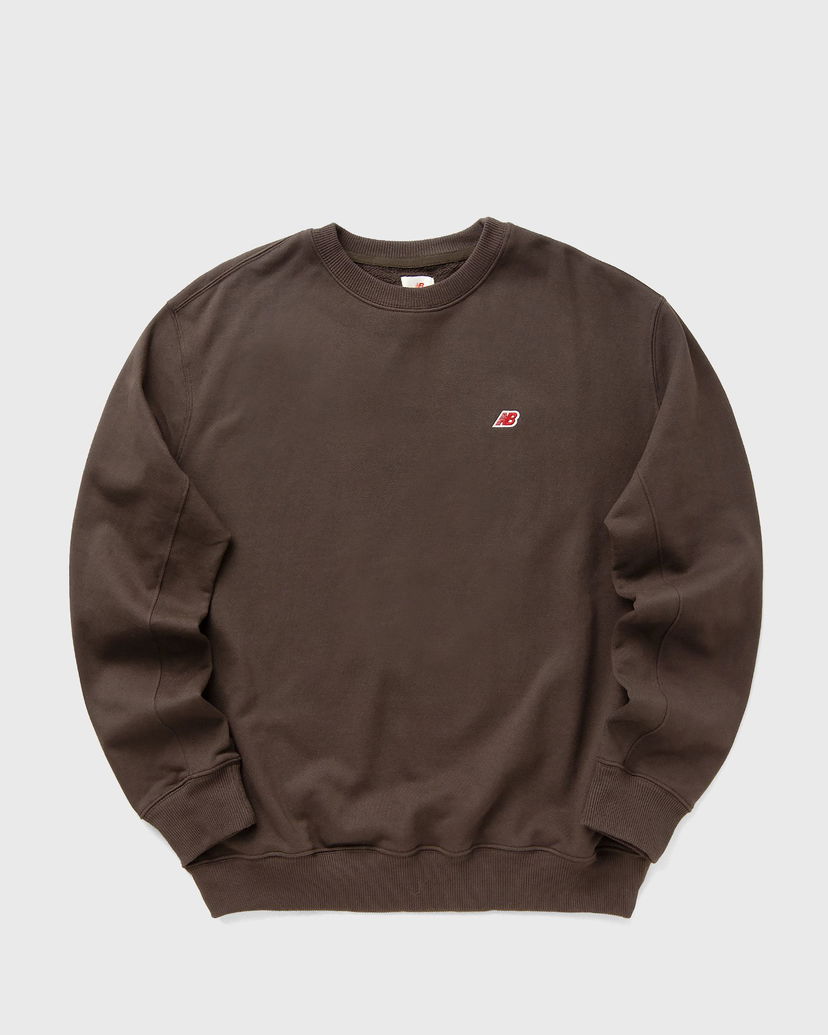 Pulover New Balance Core Crewneck Sweatshirt Rjava | MT43541-RHE