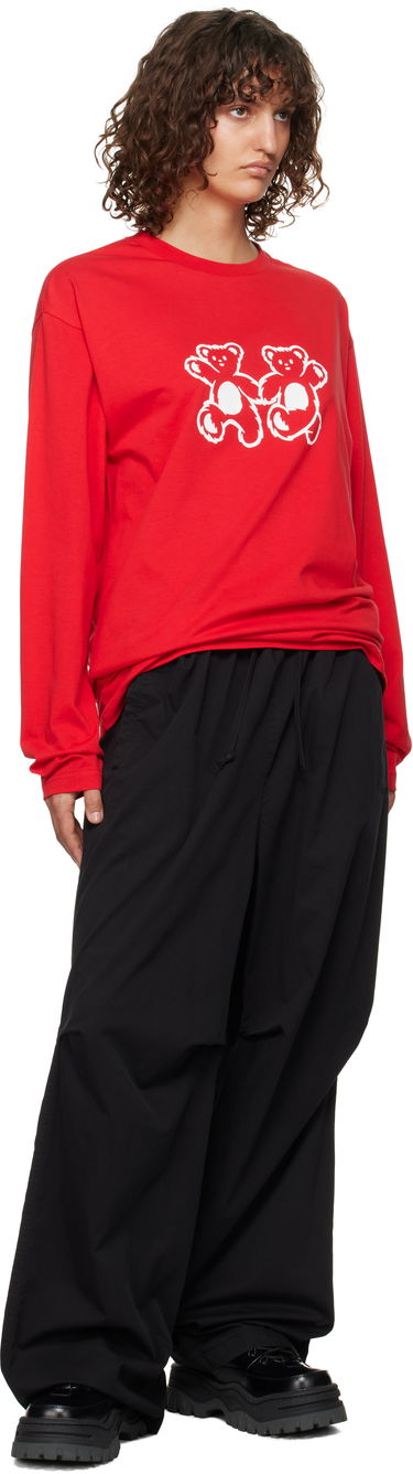 Cargo hlače We11done We11done Tucked Wide Trousers Črna | WD-PT3-24-262-U-BK, 3