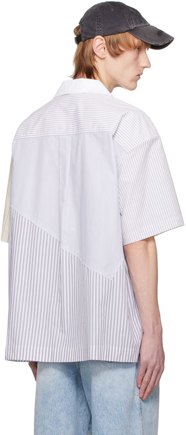 Srajce Feng Chen Wang Feng Chen Wang Multi Stripe Short Sleeve Shirt Večbarvna | FMS15SR15, 2