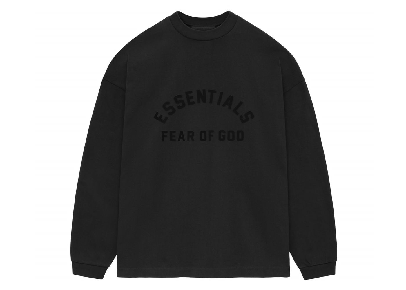 Majica Fear of God Core Collection Heavy L/S Tee Black Črna | 125SU242010F, 0