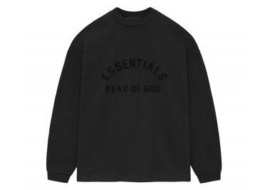Majica Fear of God Core Collection Heavy L/S Tee Black Črna | 125SU242010F, 0