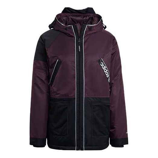 Parka adidas Originals Originals Colorblock Hooded Jacket Lila | GJ6740