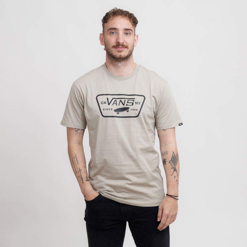 Majica Vans Vans Full Patch T-Shirt Bež | VN000QN8ZUJ1