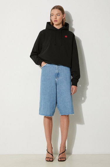 Pulover KENZO Boke Placed Hoodie With Print Črna | FE62SW1624MT.99J, 1