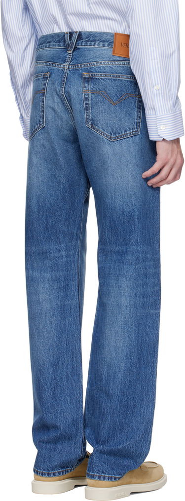 Kavbojke Versace Versace Loose-Fit Jeans Modra | 1017775_1A13585, 2