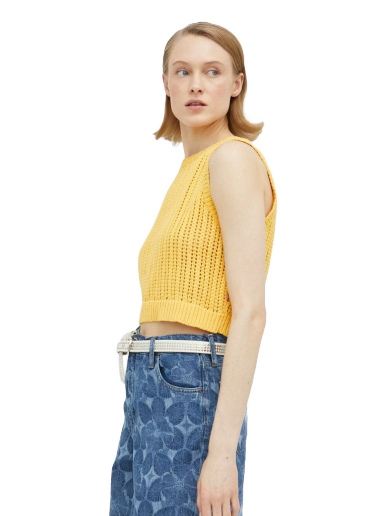 Pleteni pulover Levi's ® Baby Blue Vest Sweater Rumena | A4247.0001