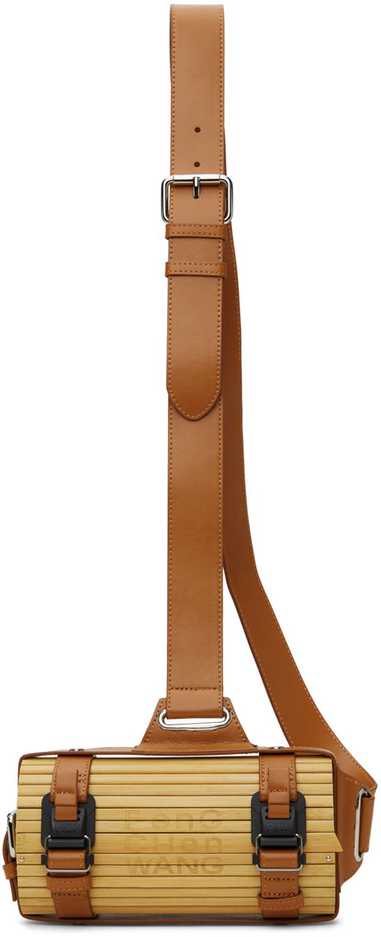 Torbice za okoli pasu Feng Chen Wang Feng Chen Wang Small Bamboo Strap Bag Rjava | FUF18AC17