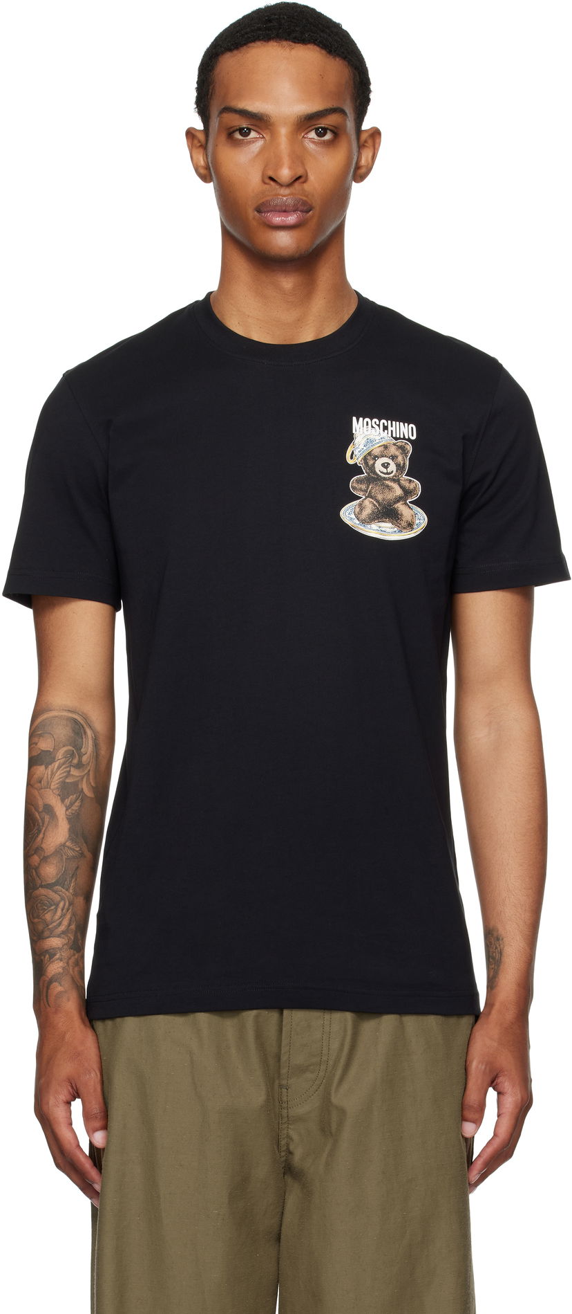 Majica Moschino Moschino Teddy Bear Graphic T-Shirt Črna | 252ZZ072152411555