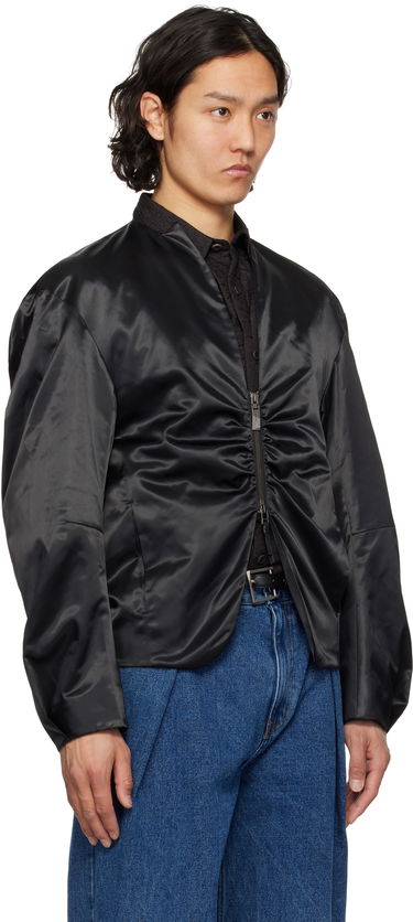 Bomber jakna ADER ERROR ADER error Product. 20 Ruched Satin Jacket Črna | BO01SSJK0802BK, 1