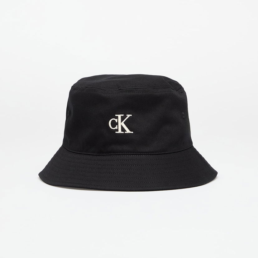 Klobuk CALVIN KLEIN Calvin Klein Jeans Embroidered Monogram Bucket Hat Črna | LV04K5020G UB1