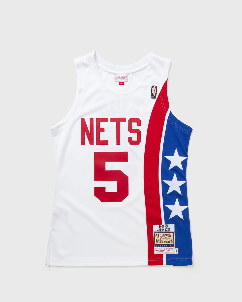 Dres Mitchell & Ness NBA Authentic Jersey New Jersey Nets Alternate 2005-06 Jason Kidd #5 Bela | AJY44484-NJN05JKIWHIT