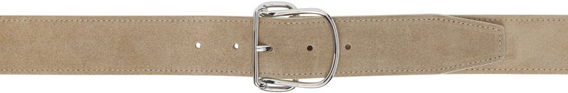 Pasovi TOTEME TOTEME Swirl Suede Belt Bež | 252-WAM0046-LE0027
