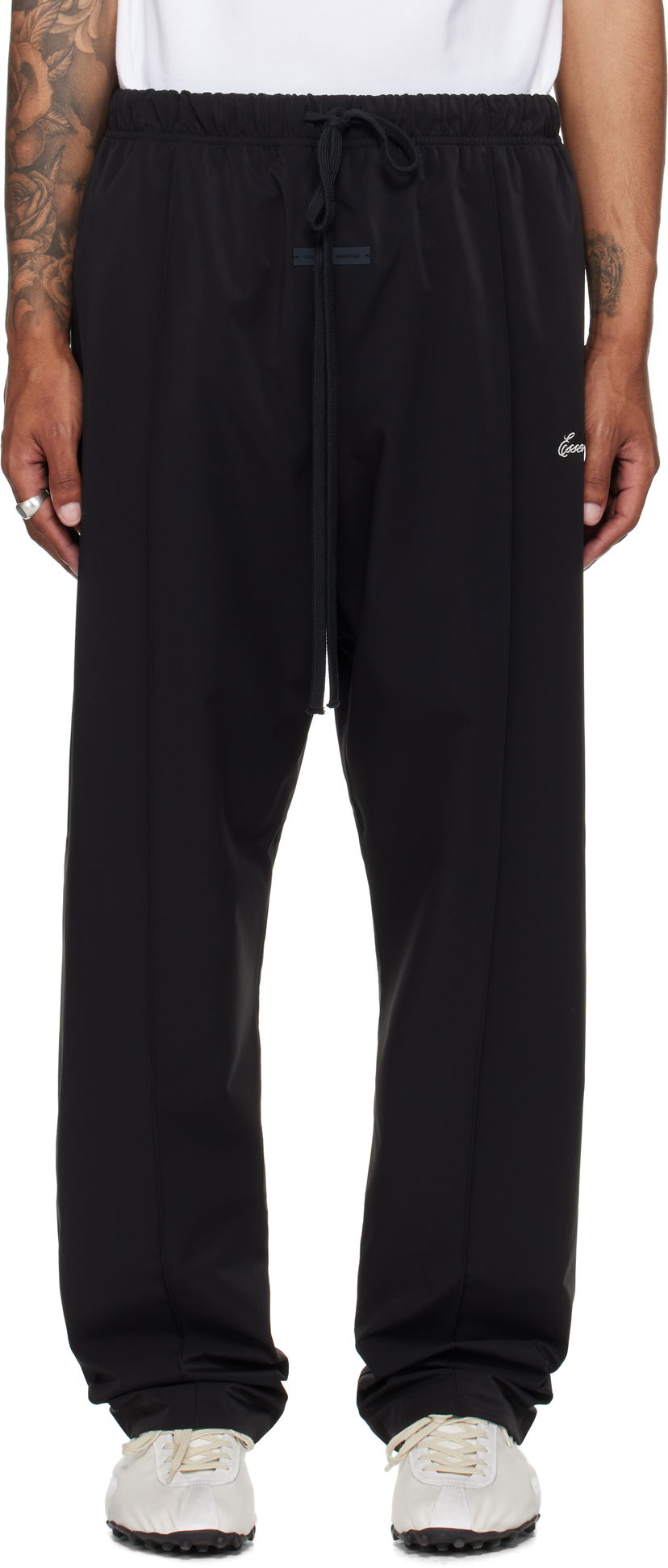 Trenirka Fear of God Fear of God ESSENTIALS Sporty Relaxed Track Pants Črna | 130SP256060F