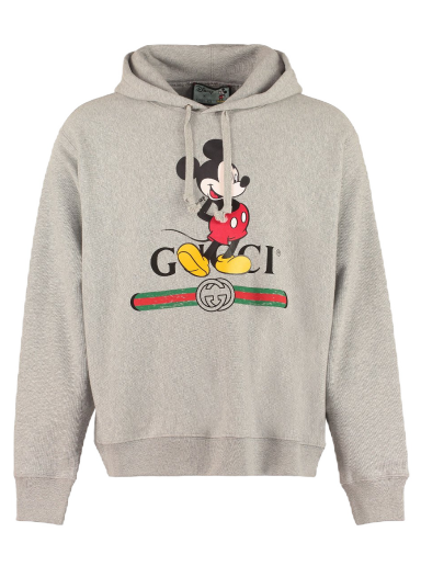 Pulover Gucci Disney Mickey Mouse x Hoodie Siva | 604218XJB681093