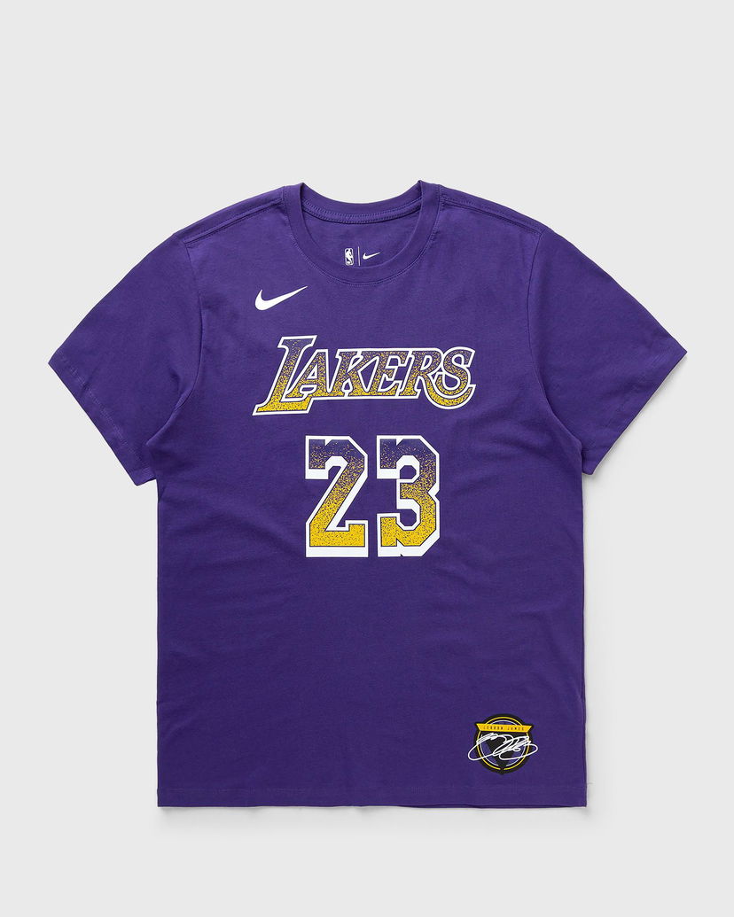 Majica Nike NBA Los Angeles Lakers LeBron James Select Series Short Sleeve T-Shirt Lila | HQ1318-504