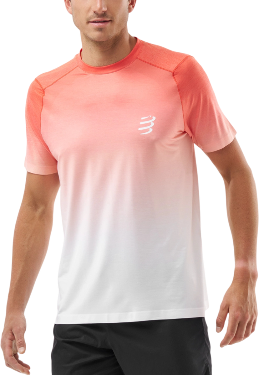 Majica Compressport Compressport Performance Short Sleeve T-Shirt Oranžna | atsm4923090