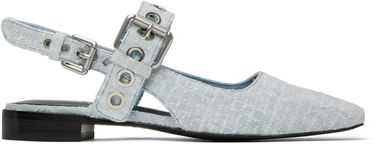 Oblačila rag & bone Rag & Bone Moto Astra Slingback Slippers Modra | WFF25SF1013CO13, 0