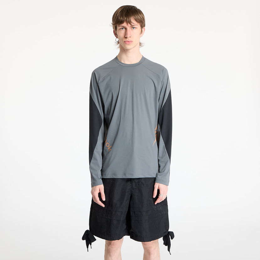 Majica Reebok Longsleeve Run Tee Siva | RMVB00AC99FAB0010910