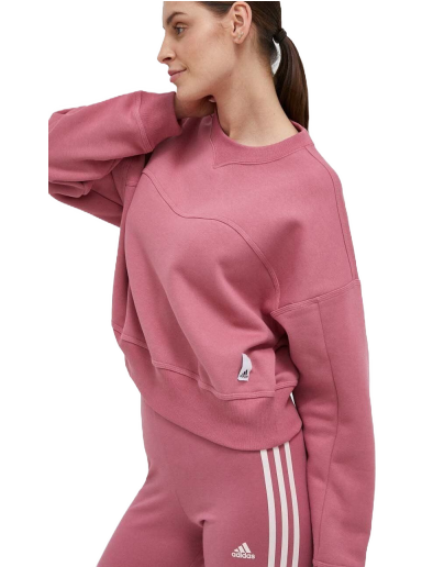 Pulover adidas Originals Sportswear Lounge Sweatshirt Roza | HZ4377