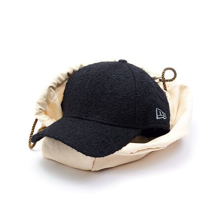 Kapa New Era New Era 9FORTY Shetland Moon Cloud Wool Adjustable Hat (56-59 cm) Črna | 60565072