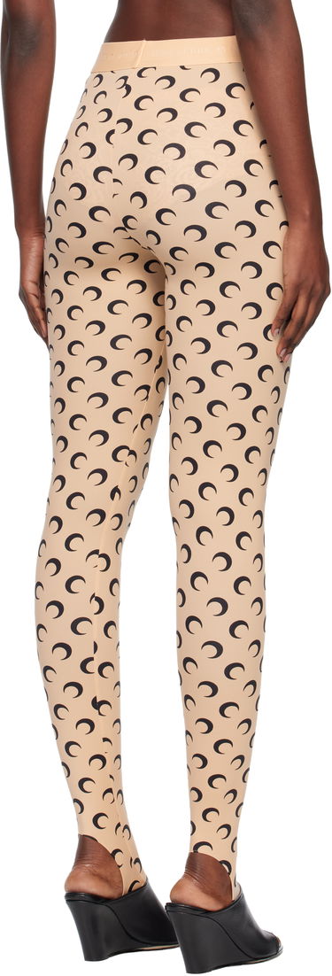 Pajkice Marine Serre Stirrup Leggings with Moon Print Rdeča | WPA111A CJER0001, 2