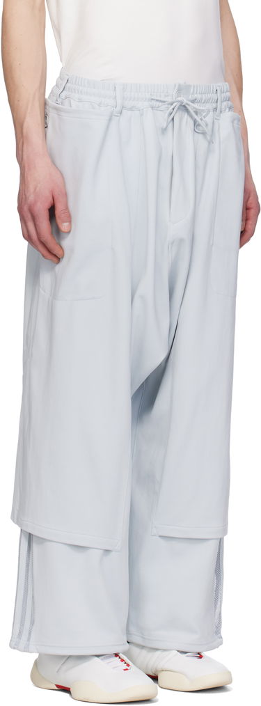 Trenirka Y-3 Y-3 3-Stripes Open Hem Sweatpants Siva | JM7831, 1