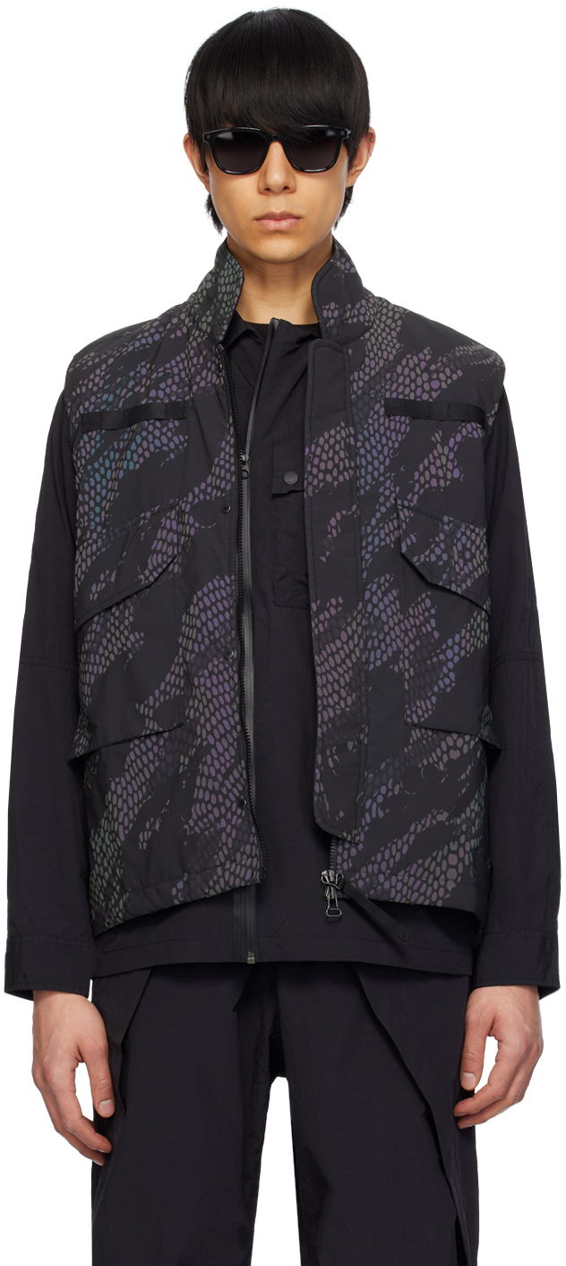 Telovnik Maharishi Black Iridescent Tactical Vest Črna | 5034