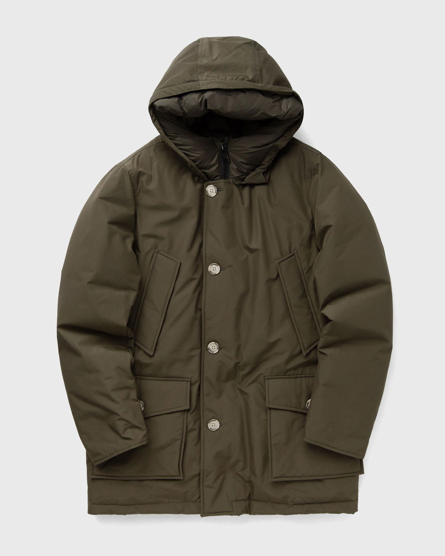 Parka WOOLRICH Arctic Parka with Button Closure and Attached Hood Zelena | CFWOOU0483MRUT0001-DAG, 1
