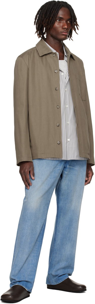 Jakna A.P.C. A.P.C. Jeffray Button-Up Jacket Zelena | COFCO-H02991, 3