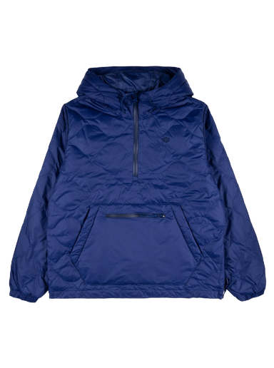 Puhovka adidas Originals Down Quilted Half-Zip Puffer Jacket Mornarica | h13589
