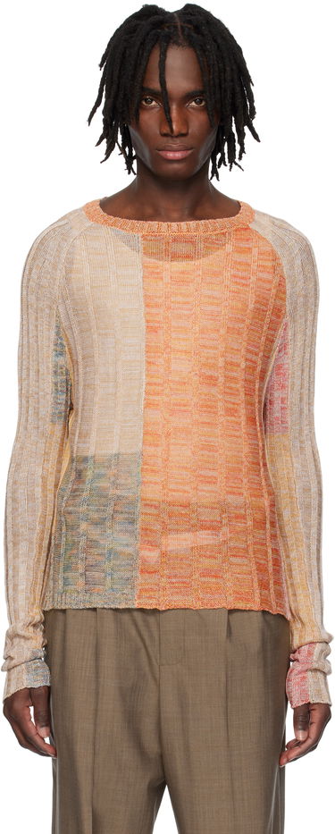 Pleteni pulover Eckhaus Latta Eckhaus Latta Symphony Knit Sweater Večbarvna | 8021-EL-PS25-R - REEF, 0