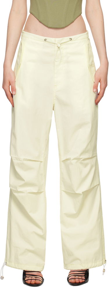 Cargo hlače Dion Lee Parachute Trousers with Drawstring Waist Bež | C2100R23, 0