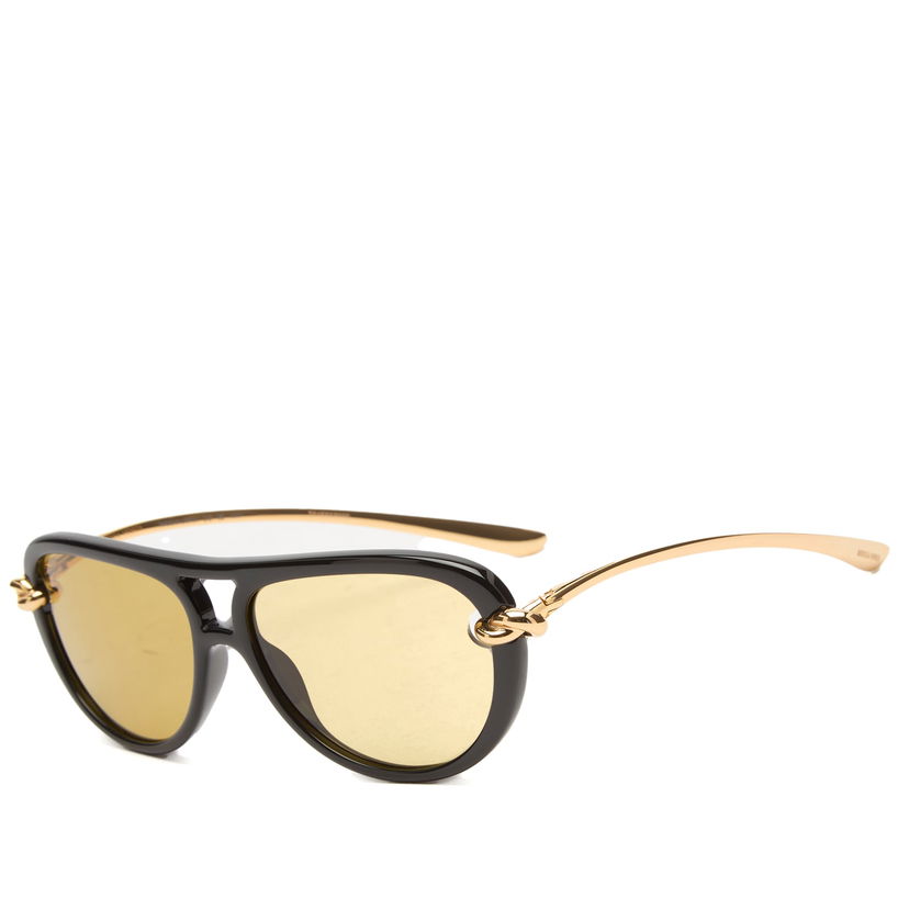 Sončna očala Bottega Veneta Eyewear BV1418S New Knot Črna | BV1418S-001