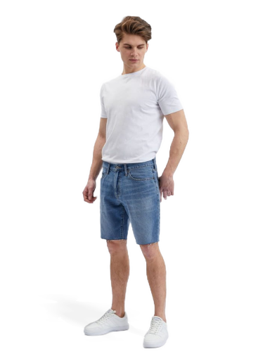 Kratke hlače GAP Straight Denim Short Modra | 602502-00