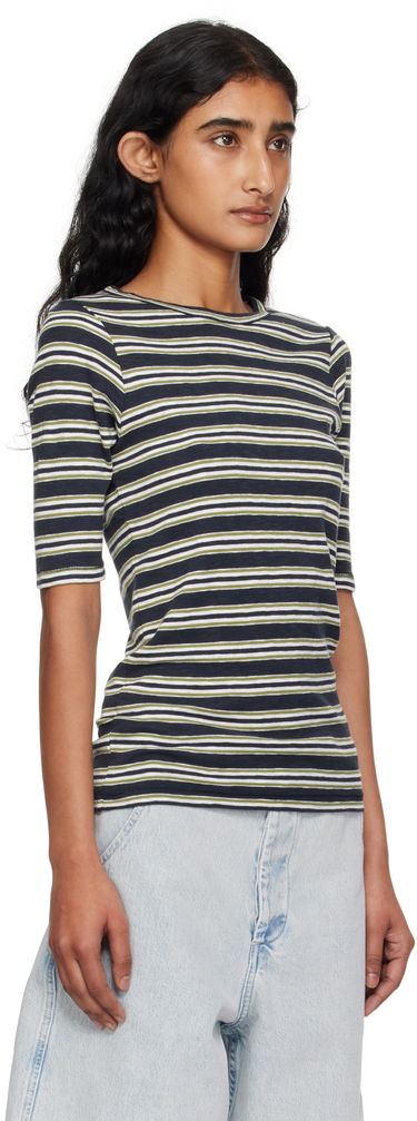 Majica YMC YMC Striped Tee Mornarica | Q6YMK, 1