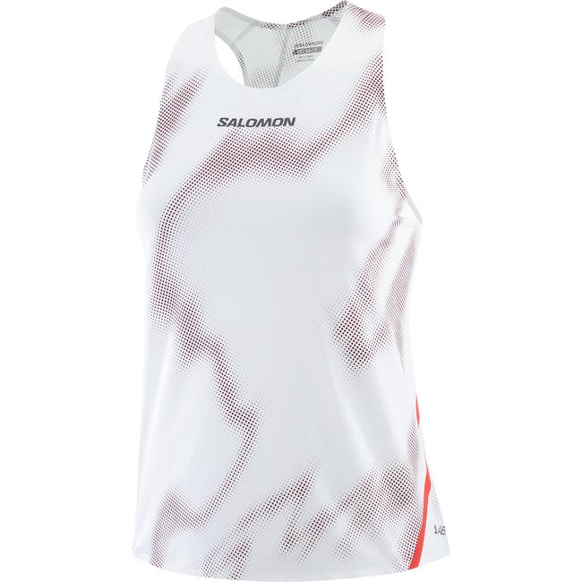 Majica brez rokavov Salomon S/LAB Speed Tank Top Bela | LC2695400, 1