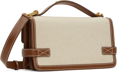 Torbica Balmain Balmain B-Buzz 24 Canvas and Leather Bag Bež | DN1DA829TCFE, 2