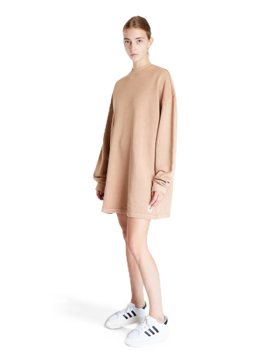 Obleke Reebok Classics Oversize  Crewneck Dress Bež | H11200