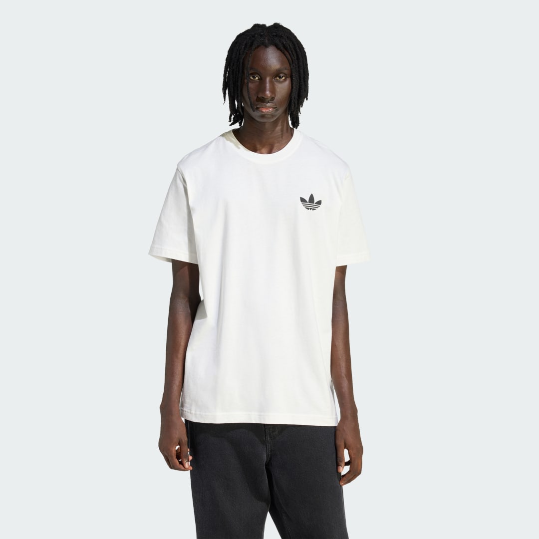 Majica adidas Performance Trefoil Essentials Tee Bela | HY2073, 0