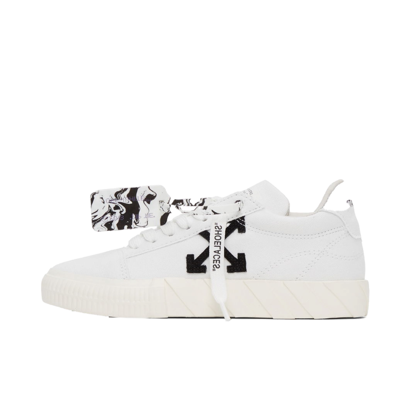 Superge in čevlji Off-White Low Vulcanized Eco Canvas W Bela | OWIA178F21FAB0020110