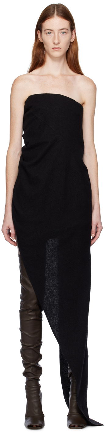 Majica brez rokavov Rick Owens Long Tube Top Črna | RO02C1155 WN, 0